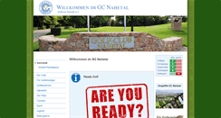 Desktop Screenshot of golfclub-nahetal.de